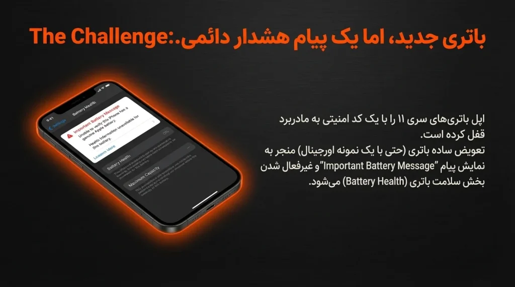 تعمیرات موبایل آیفون سری 11