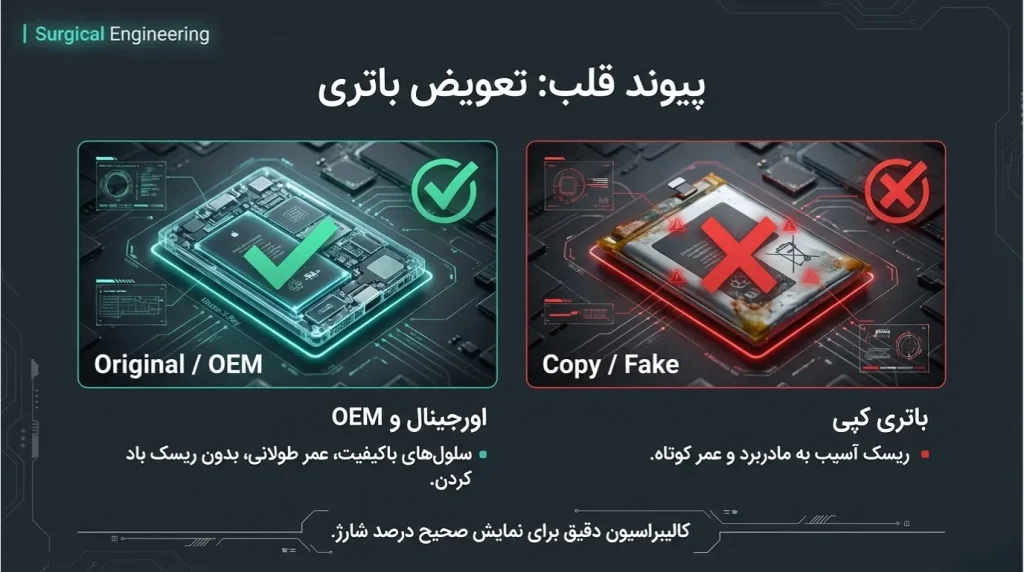 تعویض باتری مک بوک