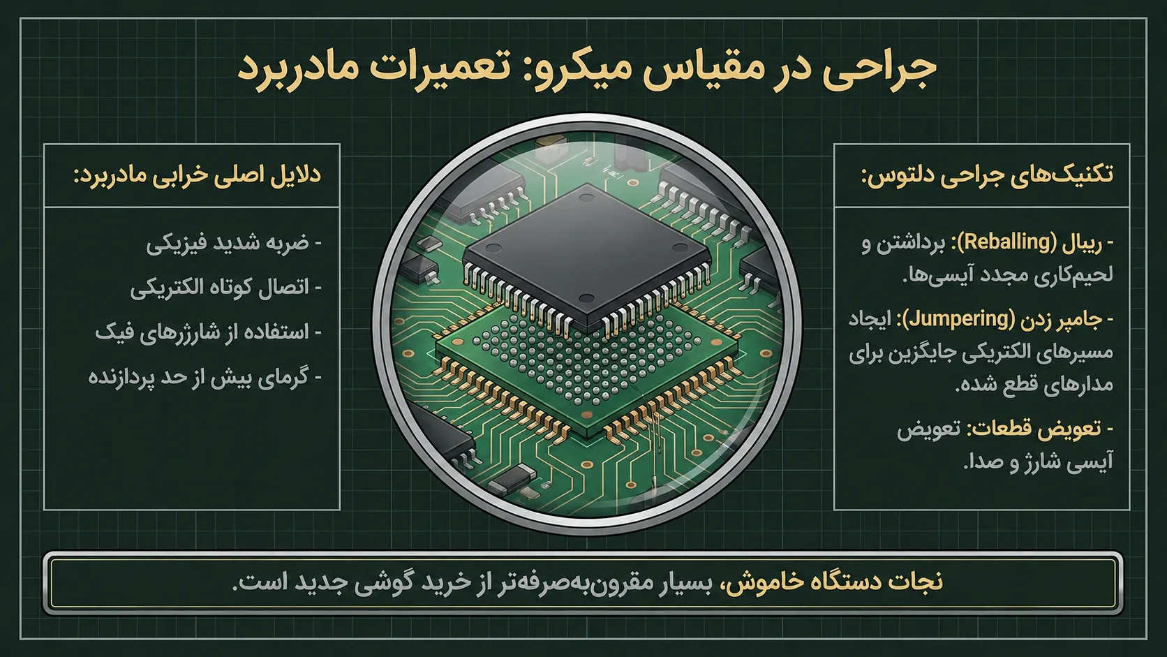 تعمیر اسپیکر، میکروفون و سایر قطعات صوتی