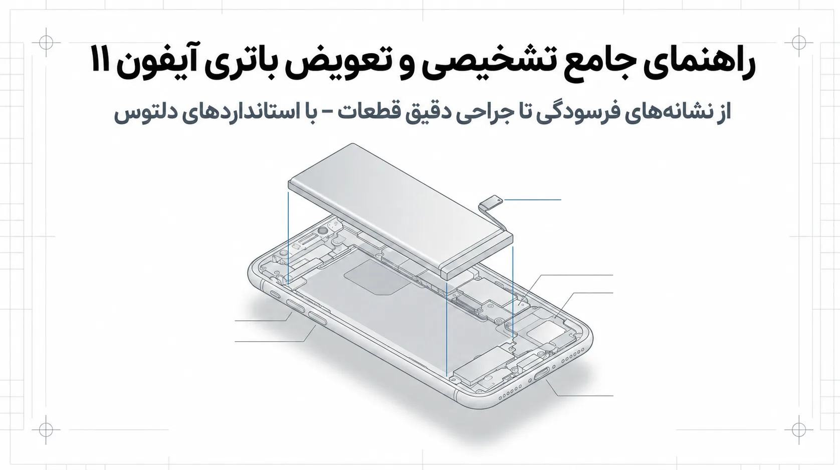 تعویض باتری آیفون 11