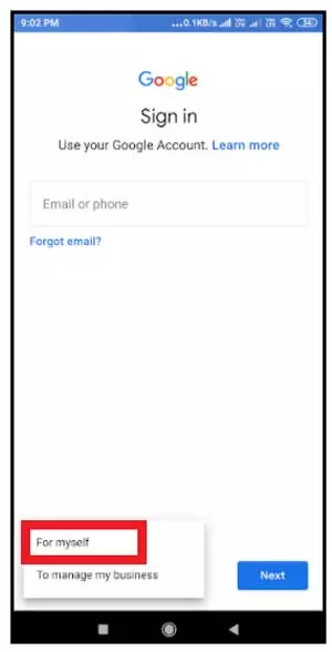 مرحله 3 روی Create Account کلیک کنید 2