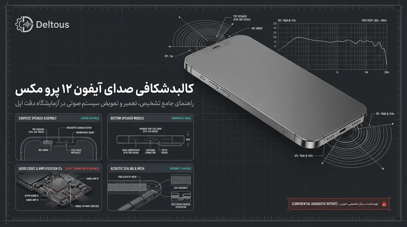 آشنایی با سیستم صوتی آیفون 12 پرو مکس
