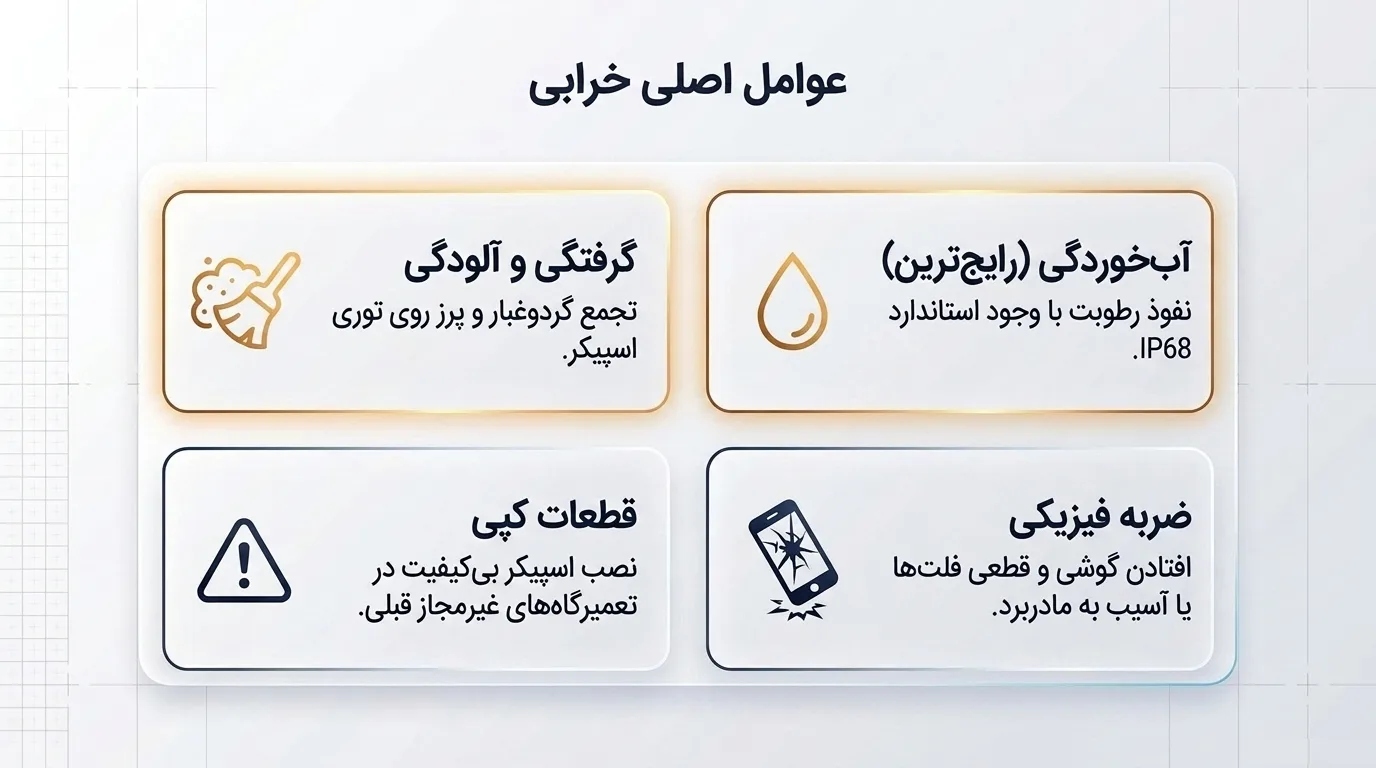 تعویض میکروفون جلو آیفون 12 مینی