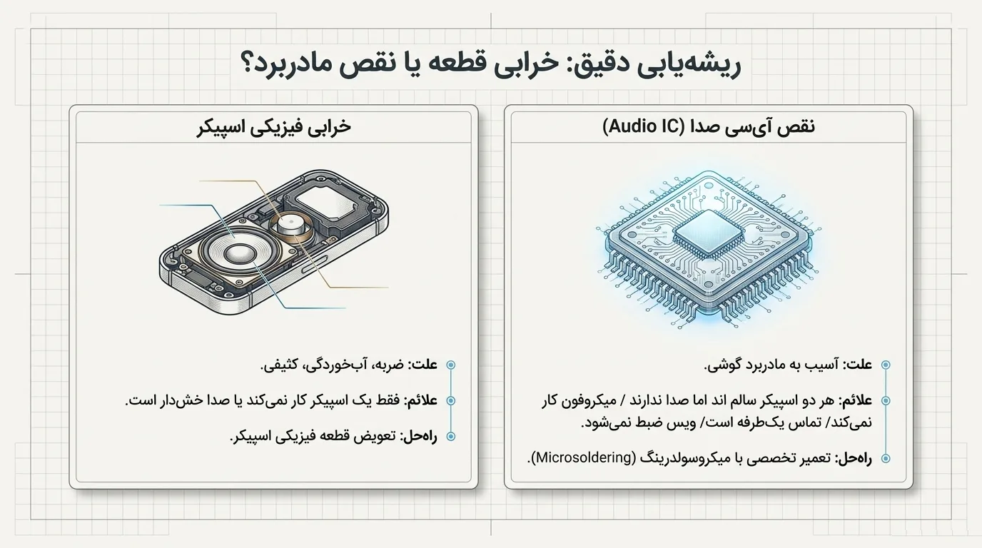 تعویض میکروفون جلو آیفون 12 پرو