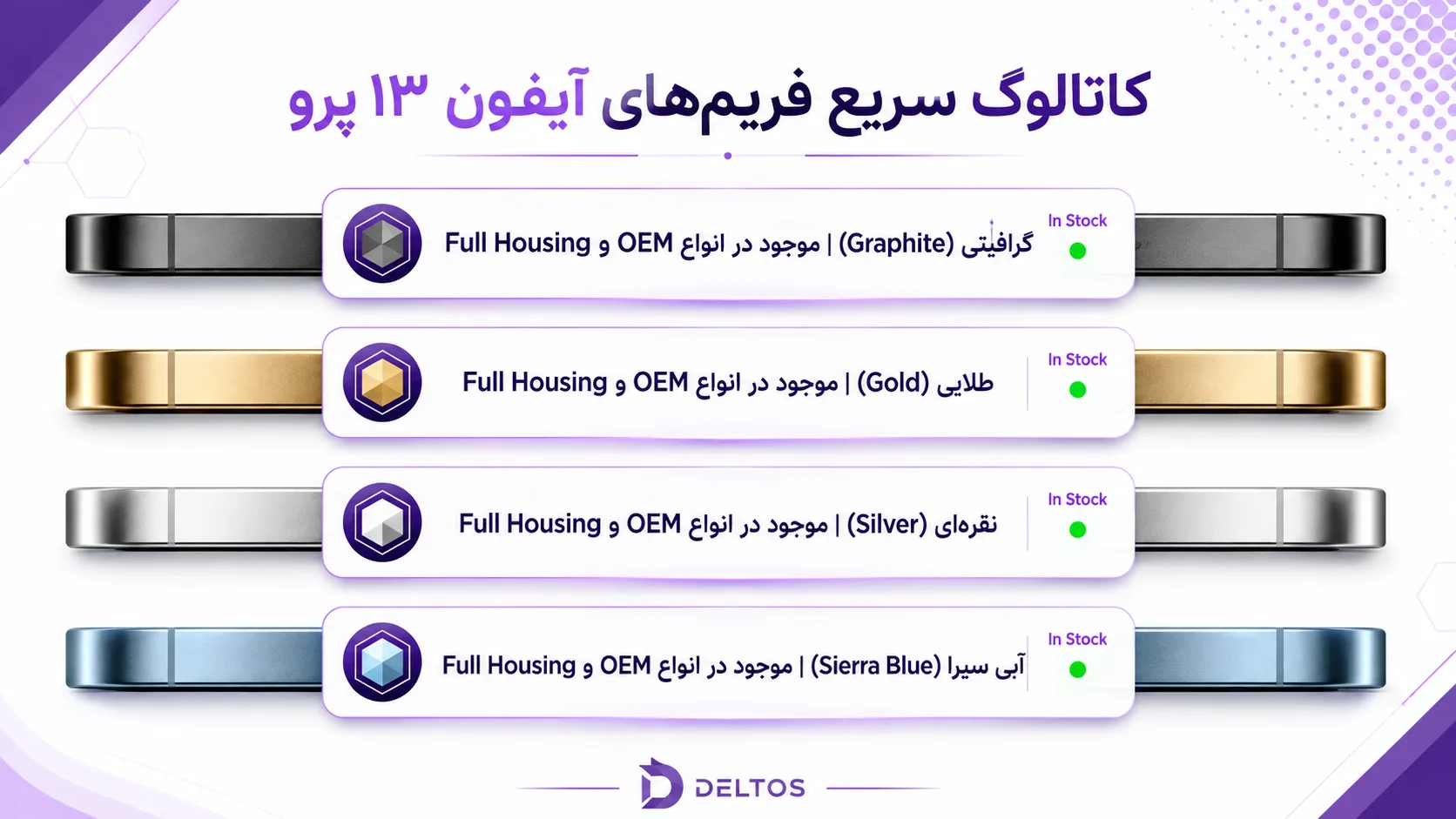 مقایسه فریم آیفون 13 پرو با سایر مدل_ها