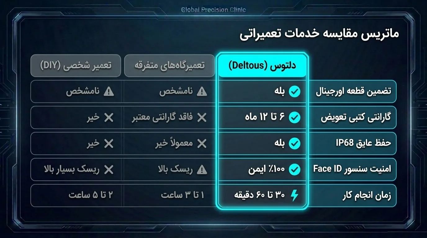 نحوه سفارش تعویض باتری آیفون 12 پرو از دلتوس