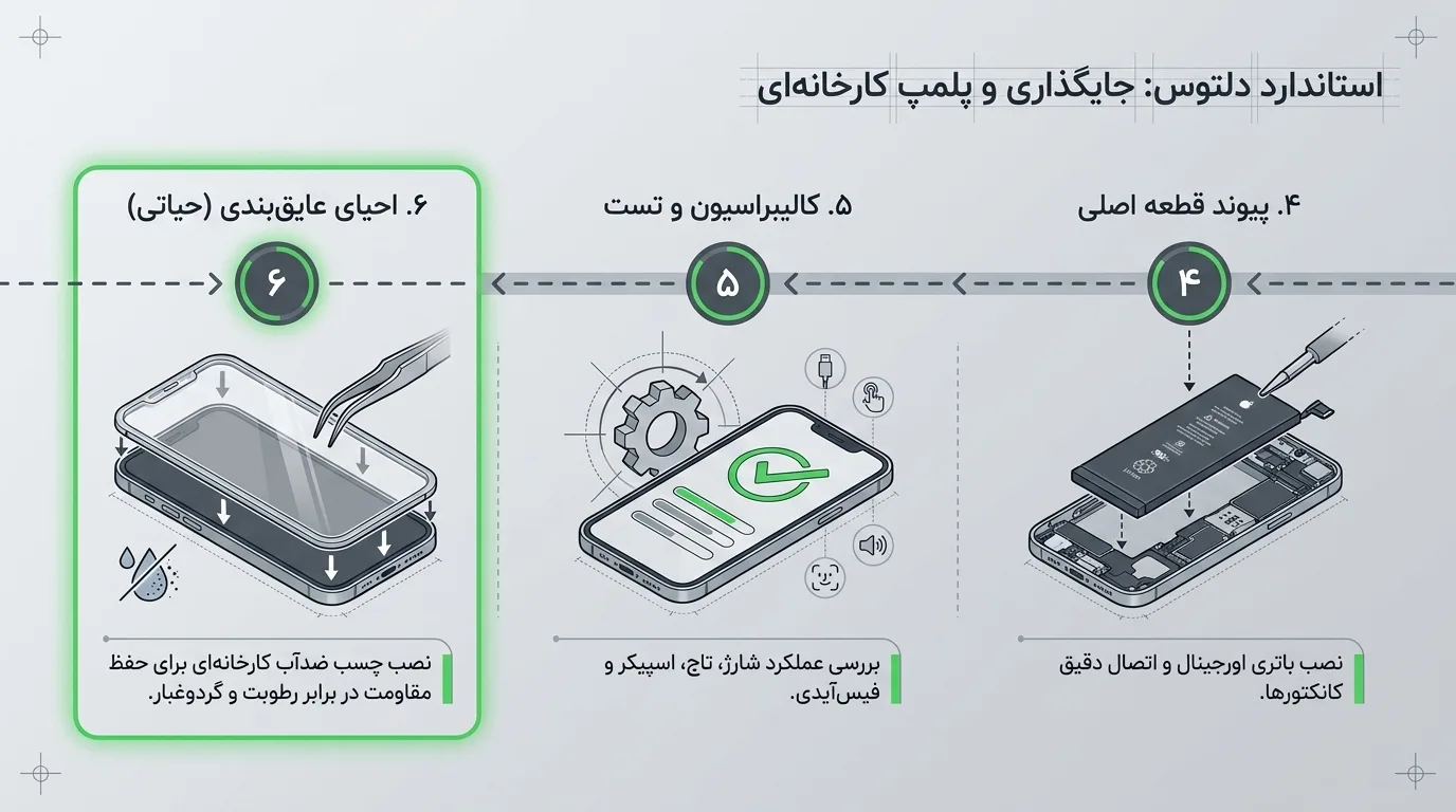نکات مهم پس از تعویض باتری آیفون 12 مینی