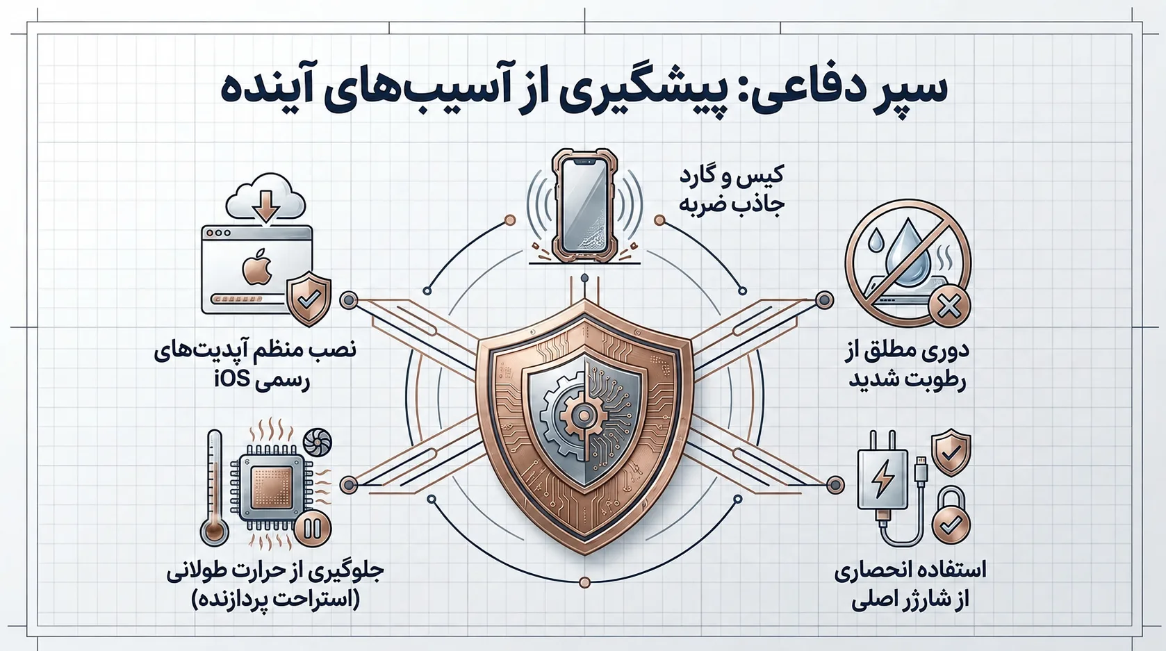 پیشگیری از خرابی برد آیفون 11