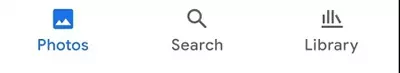 پیمایش در برنامه گوگل فوتو