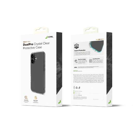 قاب آیفون ۱۷ جی سی پال مدل Clear Case