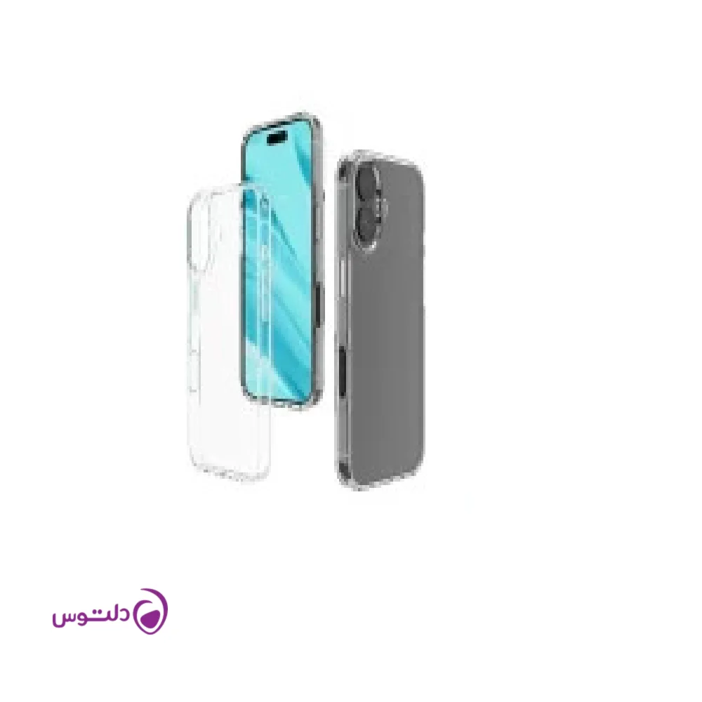 قاب آیفون ۱۶ پلاس جی سی پال مدل Crystal Clear
