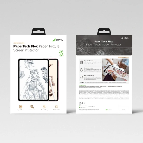 محافظ صفحه نمایش آیپد ایر 10.9 اینچ 2022 - 2020 جی سی پال مدل PaperTech Flex