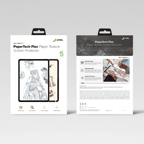 محافظ صفحه نمایش آیپد پرو 11 اینچ 2022 - 2018 جی سی پال مدل PaperTech Flex