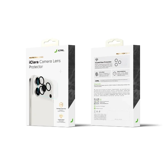 محافظ لنز دوربین آیفون ۱۷ ایر جی سی پال مدل iClara