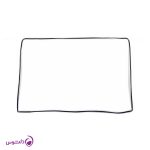 نوار(واشر) پلاستیکی دور ال سی دی مک بوک ایر ۱۳ اینچ