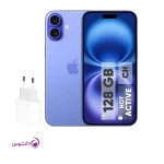 گوشی موبایل اپل مدل iPhone 16 CH دو سیم کارت ظرفیت 128 گیگابایت و رم 8 گیگابایت - به همراه شارژر