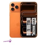 گوشی موبایل اپل مدل iPhone 17 Pro Max ZAA تک سیم کارت + eSim ظرفیت 1 ترابایت و رم 12 گیگابایت - اکتیو
