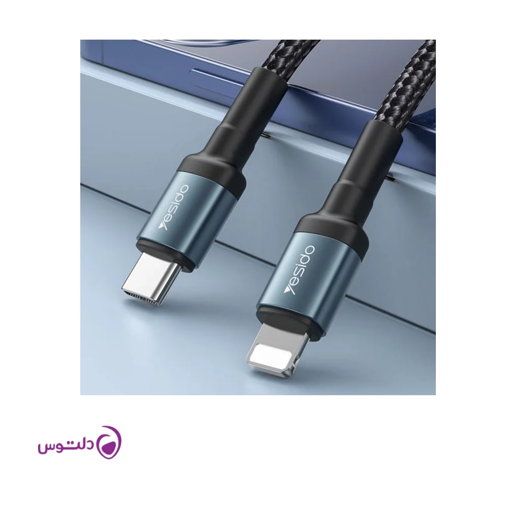 کابل شارژ گوشی موبایل تایپ سی به لایتنینگ یسیدو مدل CA-77