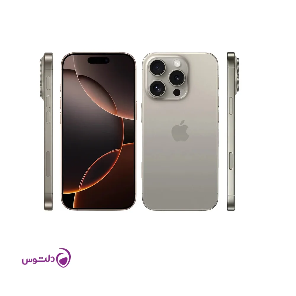 گوشی موبایل اپل مدل iPhone 16 Pro ZAA دو سیم کارت ظرفیت 512 گیگابایت و رم 8 گیگابایت