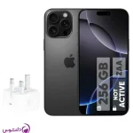 گوشی موبایل اپل مدل iPhone 16 Pro Max ZAA دو سیم کارت ظرفیت 256 گیگابایت و رم 8 گیگابایت - به همراه