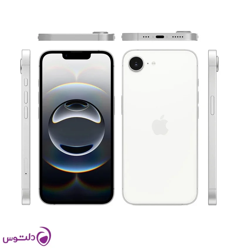 گوشی موبایل اپل مدل iPhone 16e HN تک سیم کارت ظرفیت 128 گیگابایت و رم 8 گیگابایت