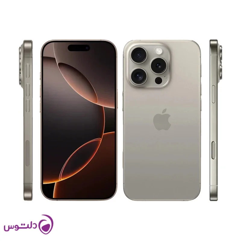 گوشی موبایل اپل مدل iPhone 16 Pro ZAA دو سیم کارت ظرفیت 256 گیگابایت و رم 8 گیگابایت - اکتیو