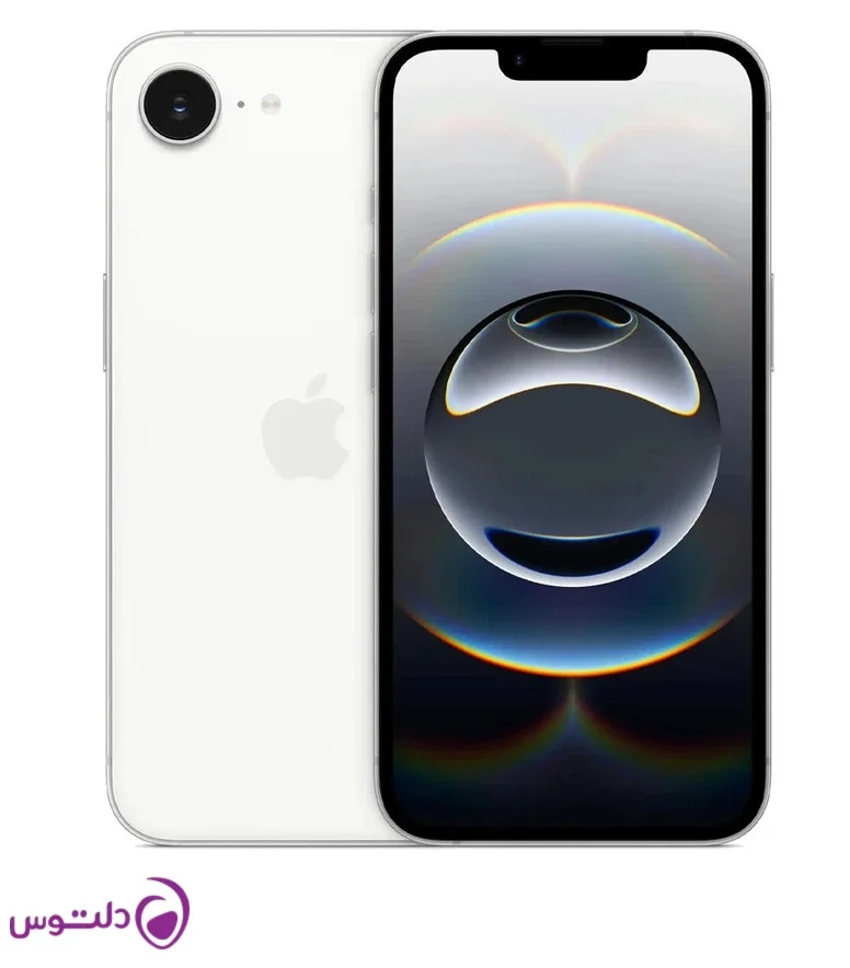 گوشی موبایل اپل مدل iPhone 16e HN تک سیم کارت ظرفیت 128 گیگابایت و رم 8 گیگابایت