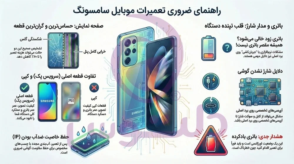 تعمیرات موبایل سامسونگ